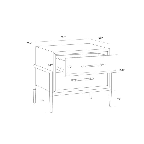 Weldrick Nightstand - Espresso