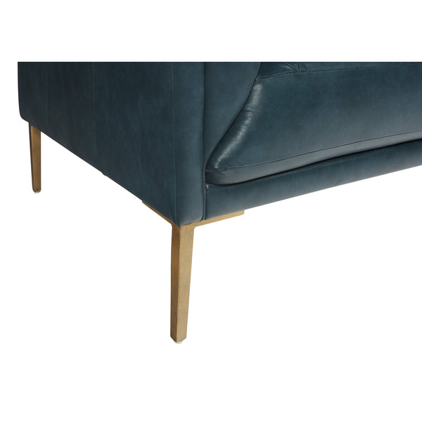 Westin Sofa - Vintage Peacock Leather