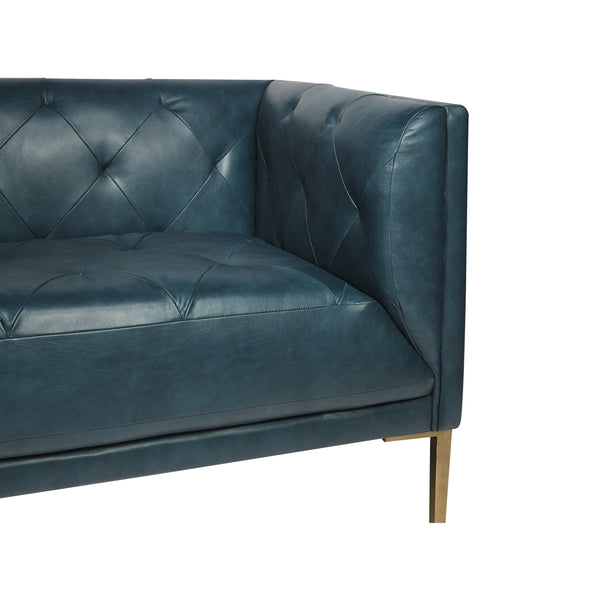 Westin Sofa - Vintage Peacock Leather