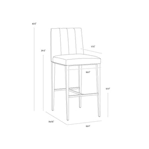 Wilbur Barstool - Ivanhoe Mineral