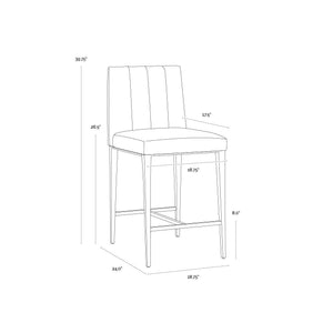 Wilbur Counter Stool - Geralt Linen