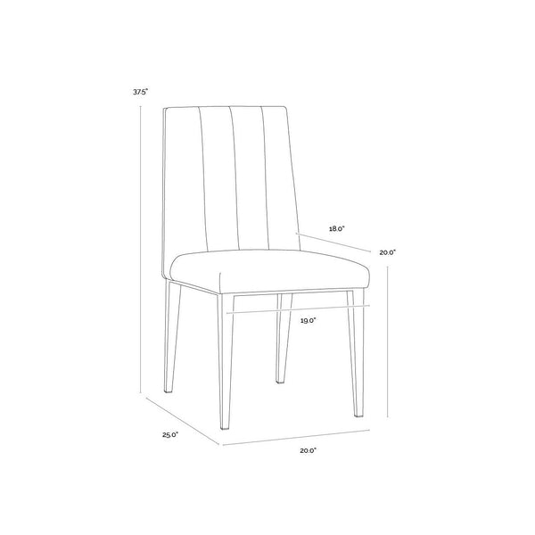 Wilbur Dining Chair - Geralt Linen