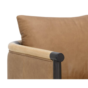 Wilder Lounge Chair - Ludlow Sesame Leather