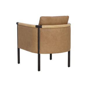 Wilder Lounge Chair - Ludlow Sesame Leather
