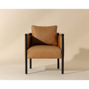 Wilder Lounge Chair - Ludlow Sesame Leather