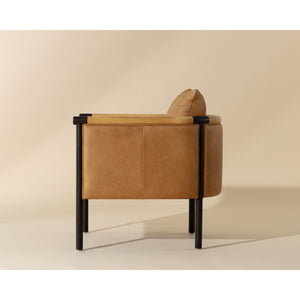 Wilder Lounge Chair - Ludlow Sesame Leather