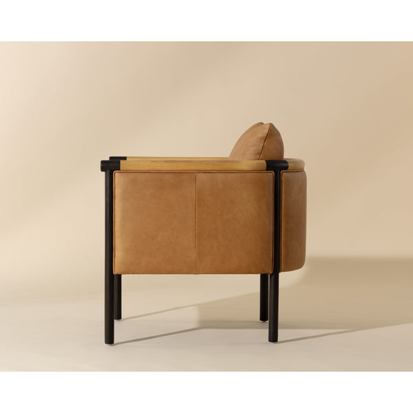 Wilder Lounge Chair - Ludlow Sesame Leather