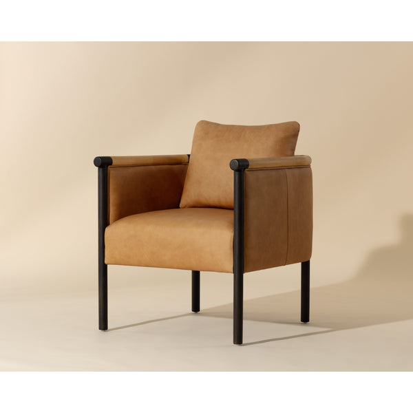 Wilder Lounge Chair - Ludlow Sesame Leather