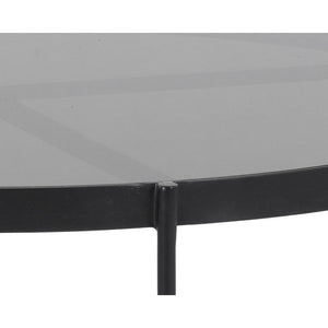 Willem Coffee Table Large - Smoked Glass