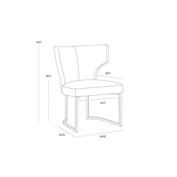 Willowdale Dining Chair - Copenhagen Olive