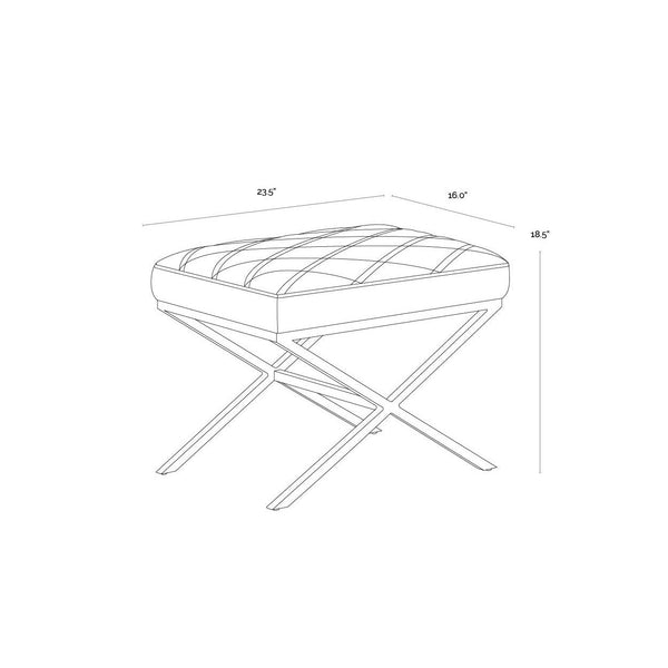 Wisconsin Stool - Tobacco Tan