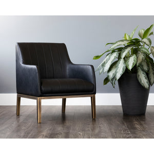 Wolfe Lounge Chair - Bravo Black
