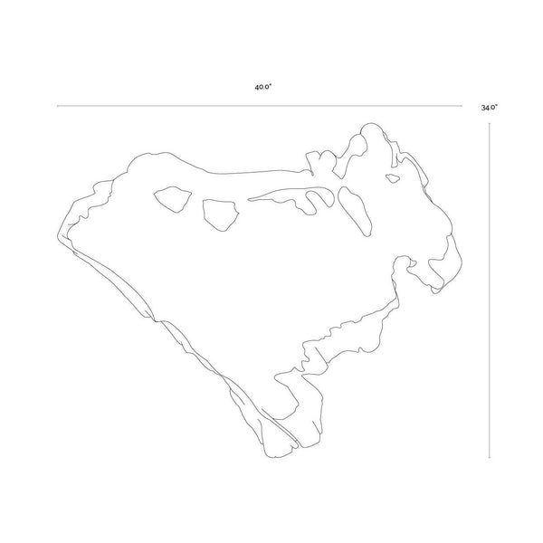 Wyatt Coffee Table - Black / Dark Brown