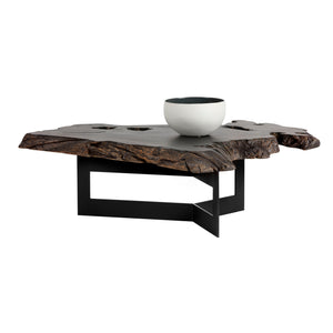 Wyatt Coffee Table - Black / Dark Brown