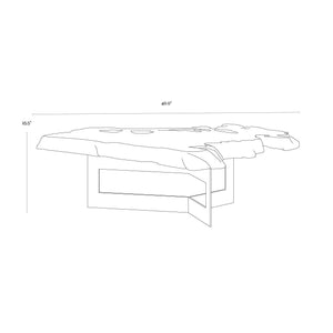 Wyatt Coffee Table - Black / Dark Brown