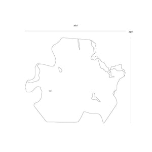 Wyatt Side Table - Black / Dark Brown