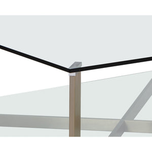 Xavier Coffee Table Square - Antique Brass