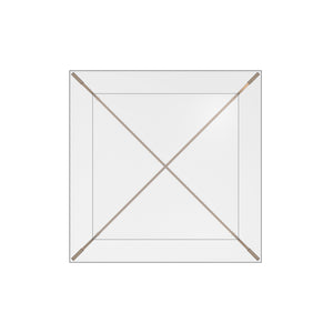 Xavier Coffee Table Square - Antique Brass