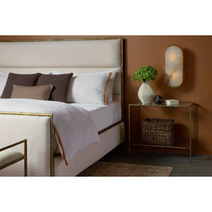 Yasmine Bed King - Zenith Alabaster