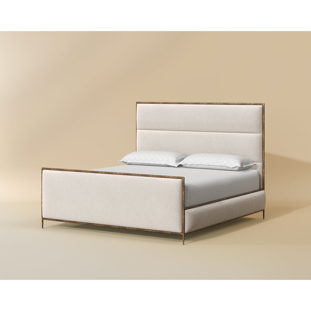 Yasmine Bed King - Zenith Alabaster