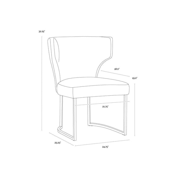 Yorkville Dining Chair - Moto Stucco