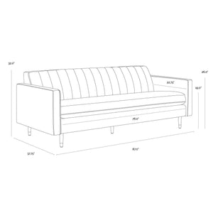 Yosi Sofa - Moss Green