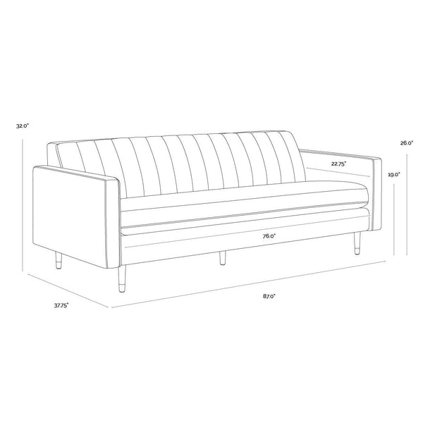 Yosi Sofa - Moss Green
