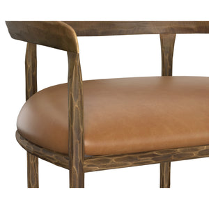 Zanatta Barstool - Tan Leather