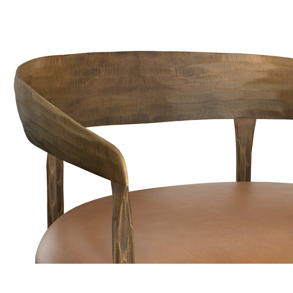 Zanatta Barstool - Tan Leather