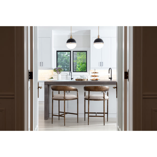 Zanatta Counter Stool - Zenith Taupe Grey