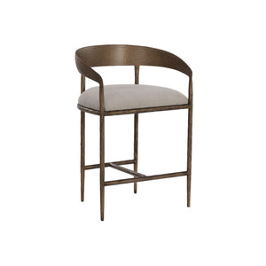 Zanatta Counter Stool - Zenith Taupe Grey