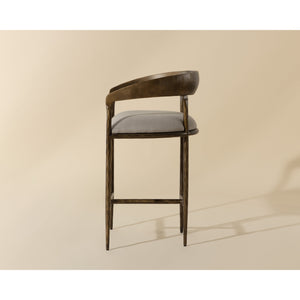 Zanatta Counter Stool - Zenith Taupe Grey