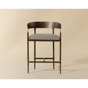 Zanatta Counter Stool - Zenith Taupe Grey