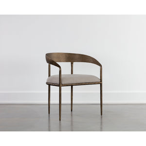 Zanatta Dining Armchair - Zenith Taupe Grey
