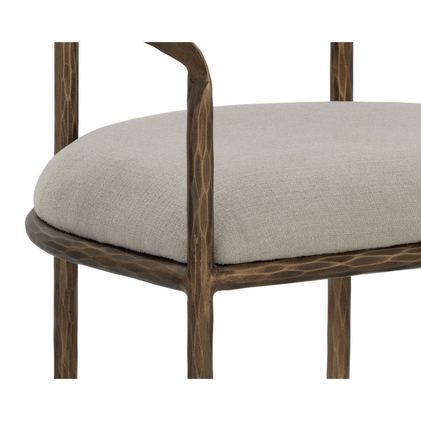 Zanatta Dining Armchair - Zenith Taupe Grey