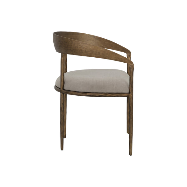 Zanatta Dining Armchair - Zenith Taupe Grey