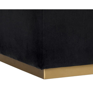 Zane Wheeled Dining Armchair - Abbington Black