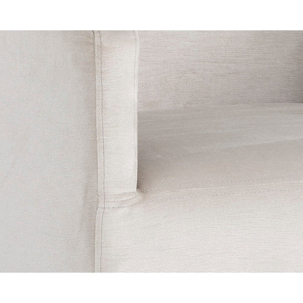 Zane Wheeled Dining Armchair - Piccolo Prosecco