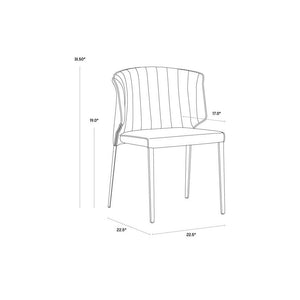 Zayden Dining Chair - Belfast Oatmeal