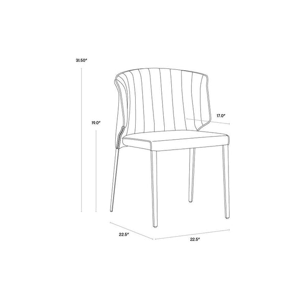 Zayden Dining Chair - Belfast Oatmeal