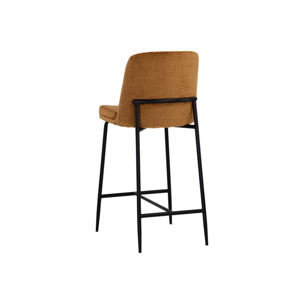 Zeke Counter Stool - Black - Bergen Marmalade