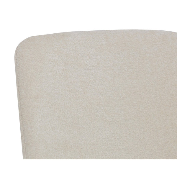 Zeke Dining Chair - Antique Brass - Bergen Ivory