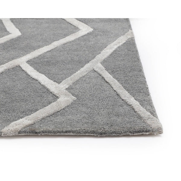 Zizi Hand Tufted Rug - Grey - 9' X 12'