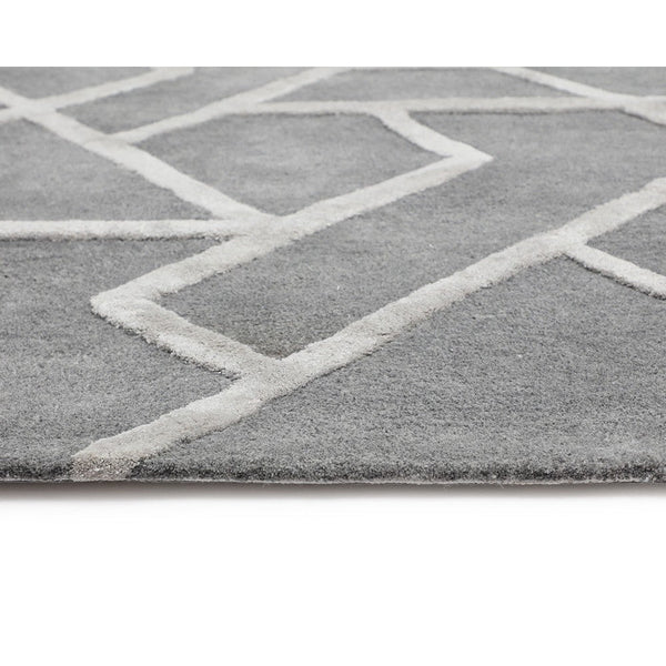 Zizi Hand Tufted Rug - Grey - 9' X 12'