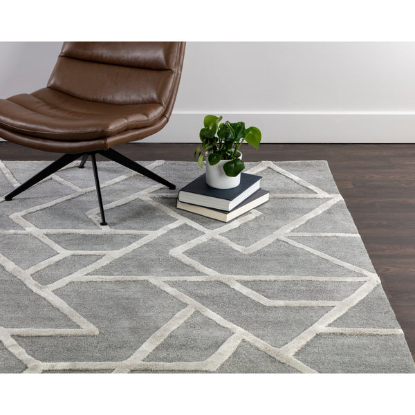 Zizi Hand Tufted Rug - Grey - 9' X 12'