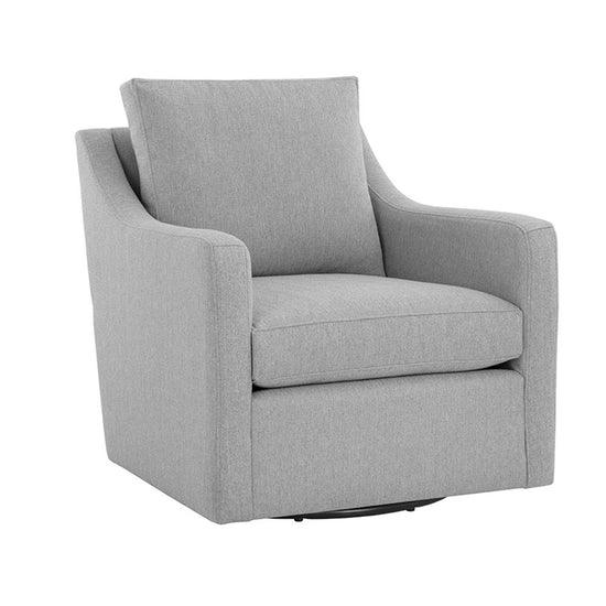 Sunpan Brianna Swivel Lounge Chair - Liv Dove