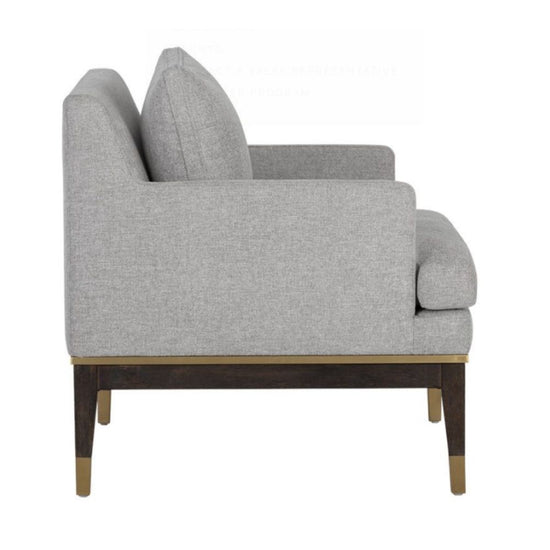 Sunpan Beckette Lounge Chair - Belfast Heather Grey