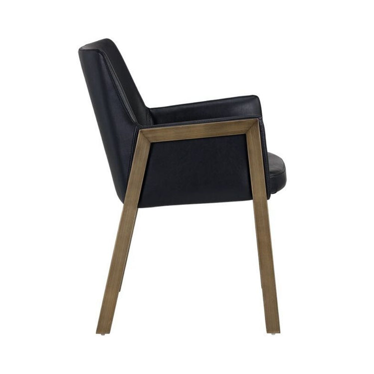 Sunpan Bernadette Arm Chair -  Bravo Black