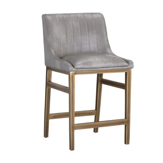 Sunpan Halden Counter Stool - Rustic Bronze - Bravo Metal