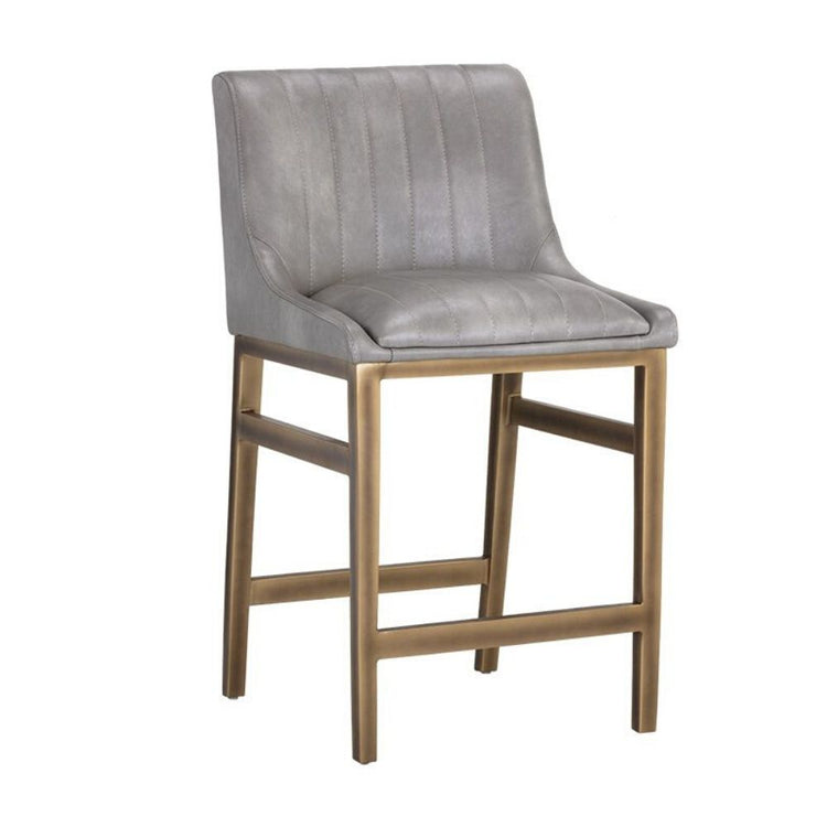 Sunpan Halden Counter Stool - Rustic Bronze - Bravo Metal